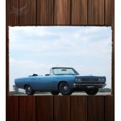 Металлическая табличка Plymouth Satellite Convertible
